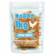 몬스터키친 대용량간식 실속형 점보팩 - 치킨 고구마사사미1kg