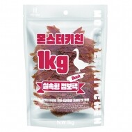 몬스터키친 대용량간식 실속형 점보팩 - 오리사사미1kg