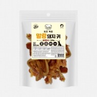 ◆[펫러닝] 국내산-치즈먹은 말랑 돼지 귀 슬라이스 120g