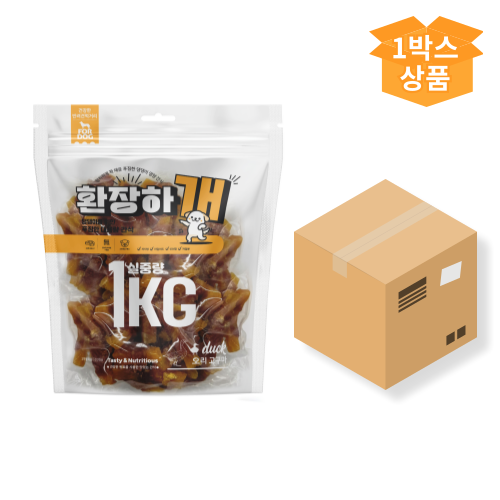 펫도매,무료배송![환장하개] 오리 고구마 (1BOX/1kgx15개)