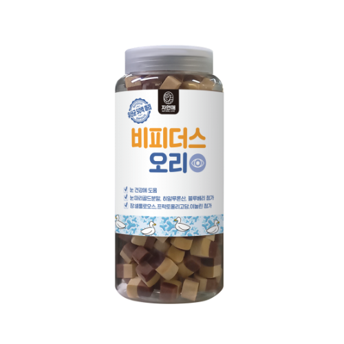 펫도매,자연애보틀 유산균트릿 비피더스 오리 500g