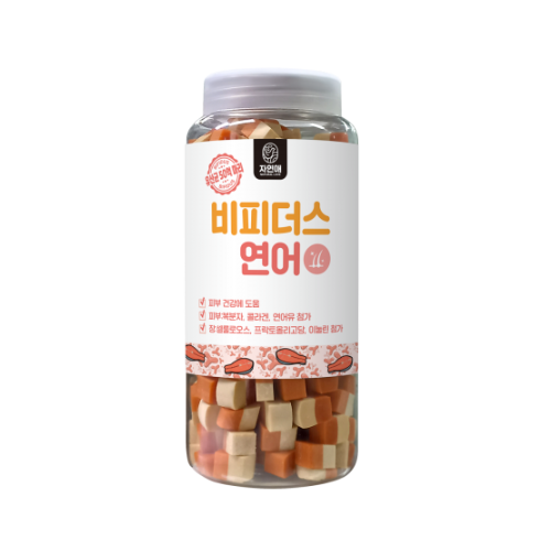 펫도매,자연애보틀 유산균트릿 비피더스 연어 500g