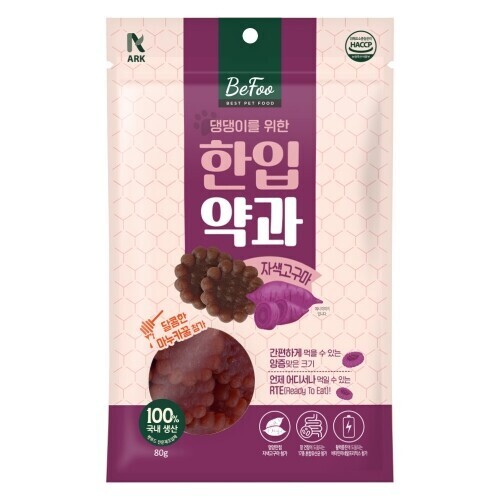 펫도매,한입약과 자색고구마 80g