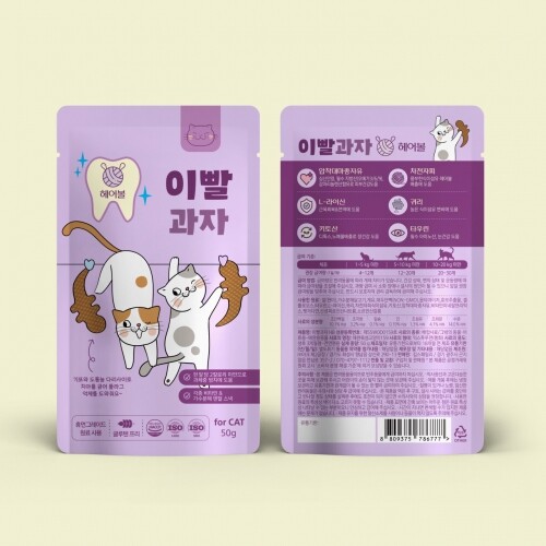 펫도매,이빨과자 헤어볼50g