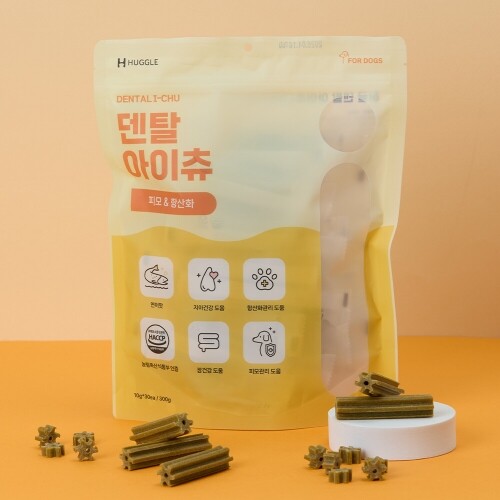 펫도매,허글 덴탈 아이츄 피모&항산화 30개입 300g(10g*30포)