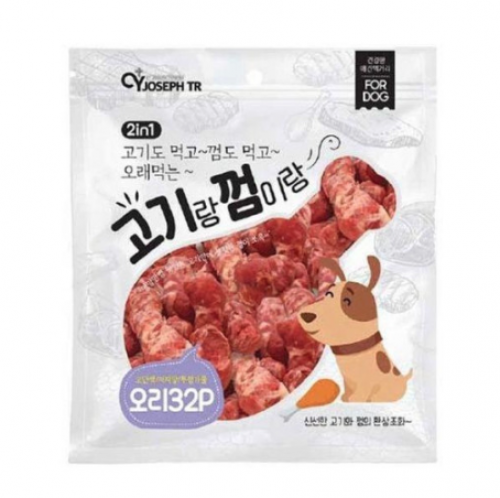 펫도매,고기랑껌이랑 480g [32p] 오리맛