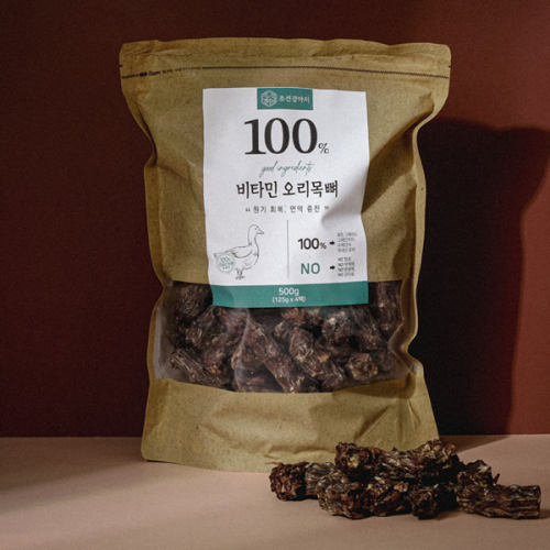 펫도매,조선강아지 비타민 오리목뼈 500g