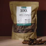 조선강아지 비타민 오리날개 500g