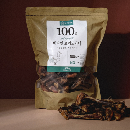 펫도매,조선강아지 비타민 오리도가니 400g