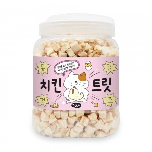 국내산 반려동물 동결건조 간식 치킨 400g