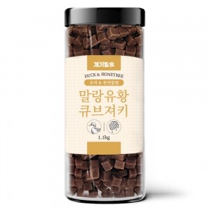 【매장】[개기월식] 유황 큐브 져키 오리+천연벌꿀 1.1kg