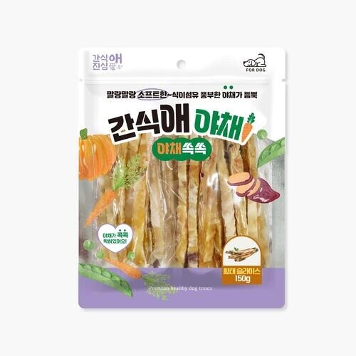 펫도매,간식애야채 야채쏙쏙 소프트 황태 150g