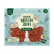 브리더랩 오독오독 돼지귀 져키 커트 500g