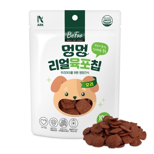 펫도매,[베푸] 멍멍리얼육포칩 오리고기 50g