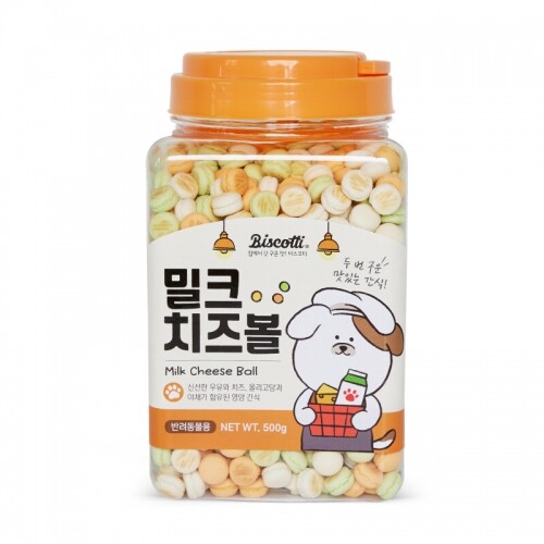 펫도매,【매장】[비스코티] 밀크치즈볼 (500g)