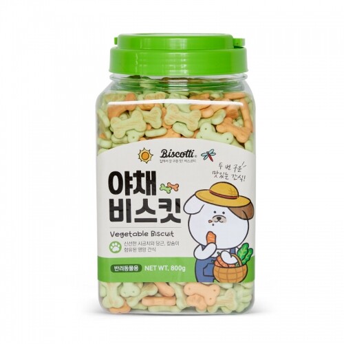 펫도매,【매장】[비스코티] 천연야채 비스켓 (800g) x 3개