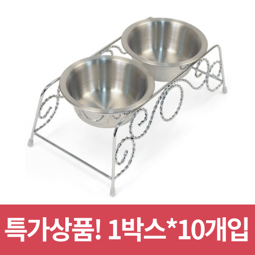 펫도매,[Happy Paw] 스텐식탁 FDC-5 (1박스/10개입)