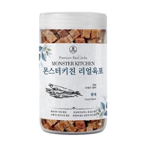 펫도매,몬스터 치킨 리얼육포 180g 4종