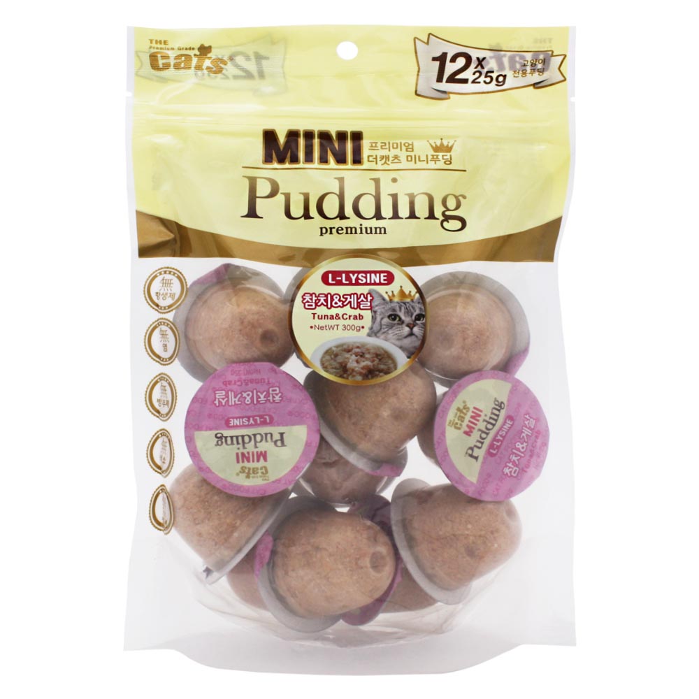 [더캣츠] 미니푸딩 (참치&게살/12p)