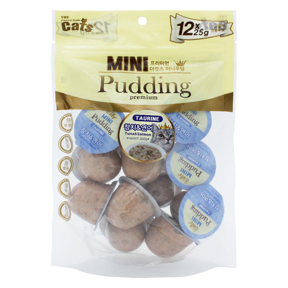 [더캣츠] 미니푸딩 (참치&연어/12p)