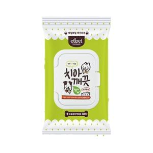 [에티펫] 치아깨끗 (티슈/30매)