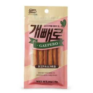 【매장】[개빼로] 치킨과 가죽껌 콜라보 (70g/6px5개)