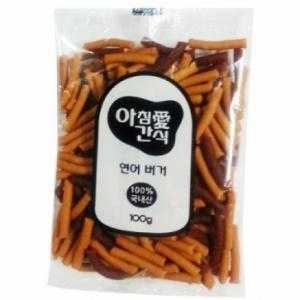 [아침애] 연어 버거 (1박스/100gx160개)