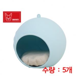 【매장】[레드퍼피] 펫 몰리 하우스(블루-방석포함)/5개