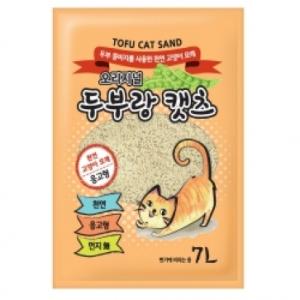 ★무료배송!★ [NEW두부랑캣츠] 이코노믹 두부모래ㅣ오리지날 (1박스/7Lx6개입)