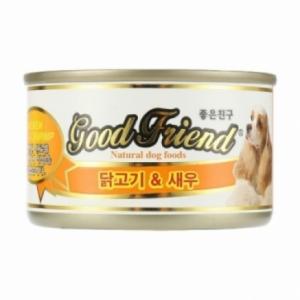 [굿프랜드] 강아지캔/닭고기&새우 (1박스/100gx24개)