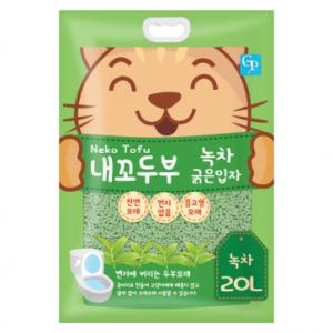 [200] 내꼬두부 20L 굵은입자 (녹차)