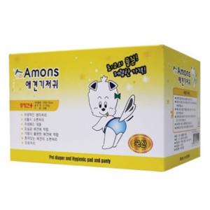 [아몬스] 국내산/애견기저귀 (중형견/10매)