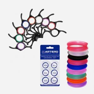 [아테로] 가위 손잡이 실리콘 링 (투명) A245