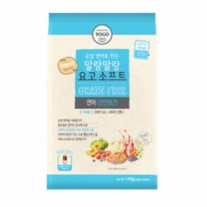 [요고] 말랑말랑 소프트 사료 (전연령/연어) 1.4kg