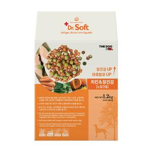 [닥터소프트] 노령견용 치킨&장건강 (1.2kg)