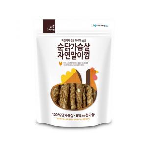[자연애] 순 닭리가슴살 자연말이껌 (200g) 1+1 행사(유통25년03월15일까지)