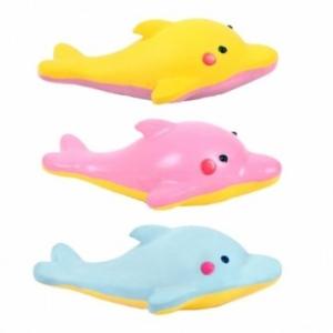 [티티펫] 행운의 돌고래 라텍스 삑삑이 (민트)
