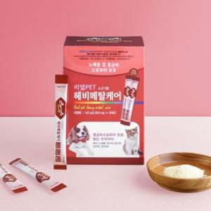 [독&캣] 리얼PET 헤비메탈케어 (60포*1박스)