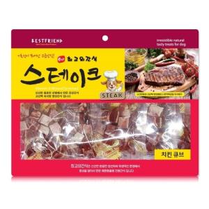 [최고의 간식 STEAK] 치킨큐브 400g