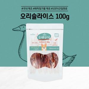 [앱솔루트] 수제간식 (오리슬라이스/100g)