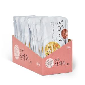 【매장】[원더푸드] 전복 삼계죽 (1타/120gx12개)
