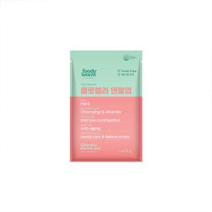 [푸디웜] 곤충단백질ㅣ저알러지 기능성 간식 (클로렐라 덴탈껌/70g)