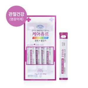 【매장】[데이스포-독] 케어츄르ㅣ오리&닭고기 (관절건강/4p)