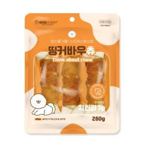 [띵커바우츄] 치킨껌 3P(260g)