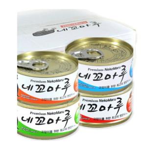 [네꼬마루] 고양이 캔 (80gx24/5종)