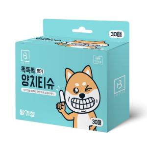 [브리더랩] 똑똑똑 양치티슈 (30매)