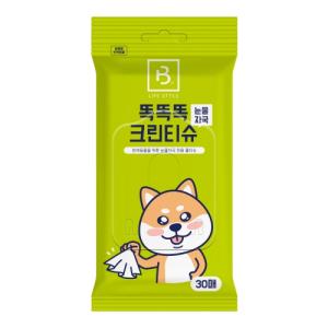 [브리더랩] 똑똑크린티슈ㅣ눈물자국 (30매) [12개/1박스]