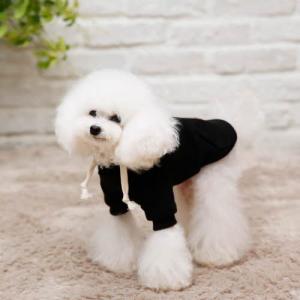 【매장】[펫디자인] 와펜후드티셔츠 (블랙)