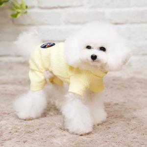 【매장】[펫디자인]골지반팔올인원(옐로우)