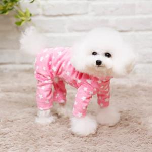 【매장】[펫디자인] 별 벨벳올인원 (핑크)